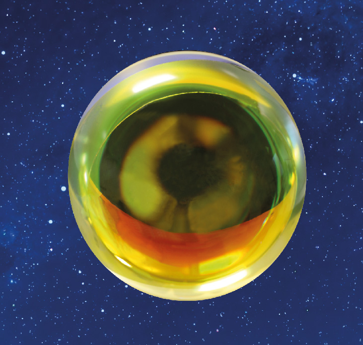 Modernized spherical glass satellite "BLITZ-M"