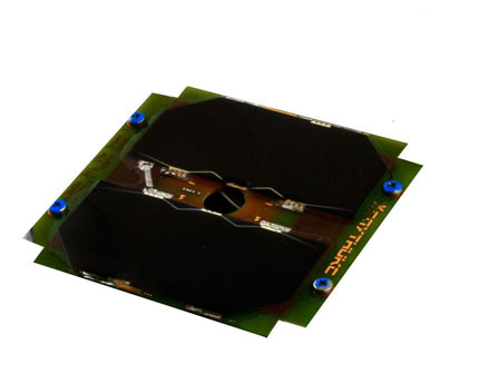 GaAs Solar Panel with Coils (end edge)