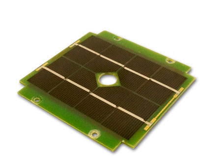 Si Solar panel with Coils (end edge)