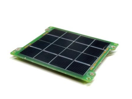 Si Solar Panel with Coils (side)