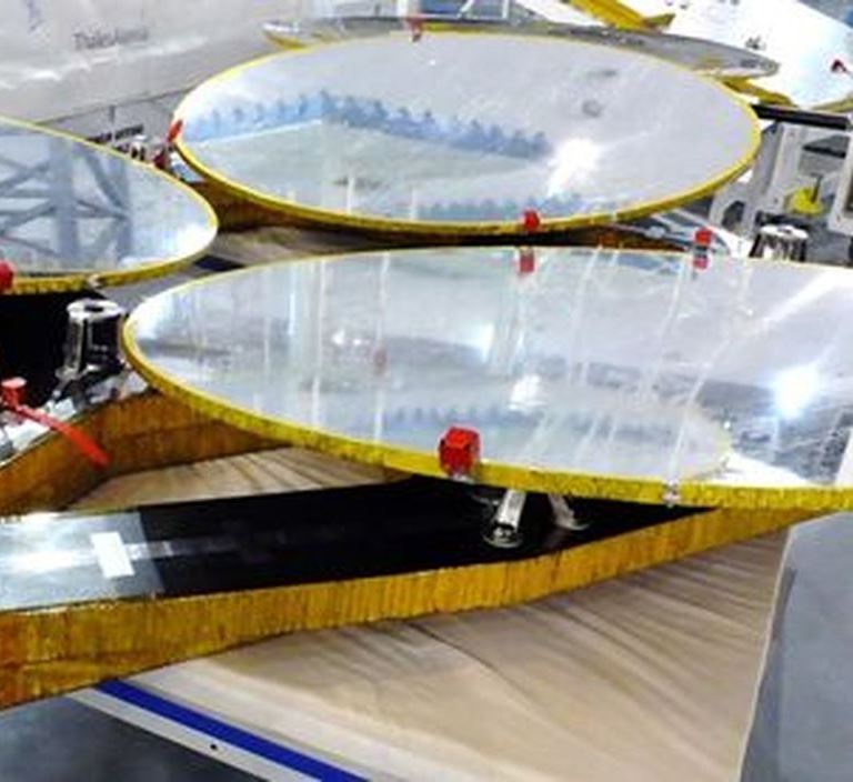 Reflector as a Component of the Ku-band Multiple-beam Antenna